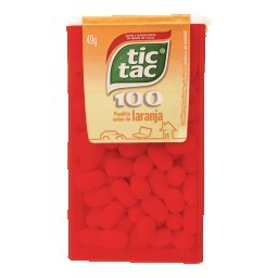 Pastilha Tictac Sabor Laranja 49g