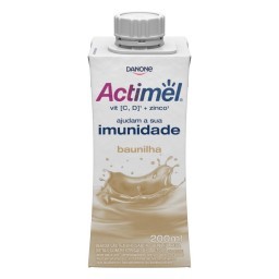 Bebida Láctea UHT Baunilha Zero Lactose Actimel Caixa 200ml