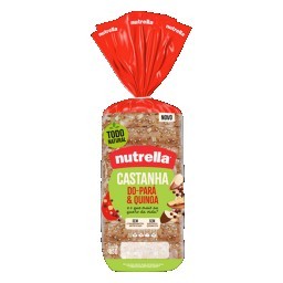 Pão Integral Castanha-do-Pará & Quinoa Nutrella Pacote 350g