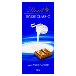 Chocolate Suíço ao Leite LINDT Swiss Classic Barra 100g