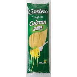 Macarrão Francês Spaghetti 3 Minutos CASÍNO Pacote 500g