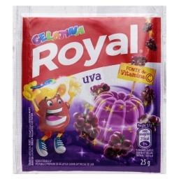 Gelatina em Pó Sabor Uva ROYAL 35g