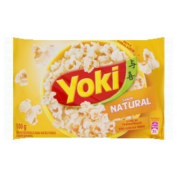 Pipoca para Microondas Sabor Natural YOKI 100g