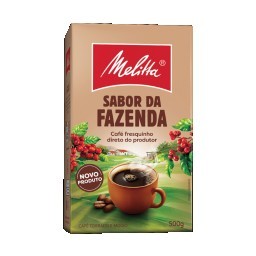 Café Torrado e Moído Tradicional Melitta Sabor da Fazenda Caixa 500g