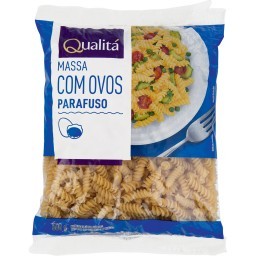 Macarrão com Ovos Parafuso QUALITÁ Pacote 500g