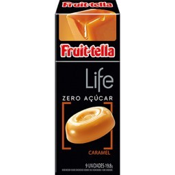 Bala Sabor Caramelo FRUIT-TELLA Caixa 19G