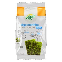 Snack De Alga Marinha VEGGIE Original Pacote 5g