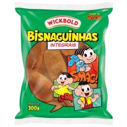 Bisnaguinha Integral WICKBOLD Turma Da MONICA Pacote 300g