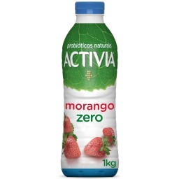 Activia Líquido Morango Zero Lactose 1000g 