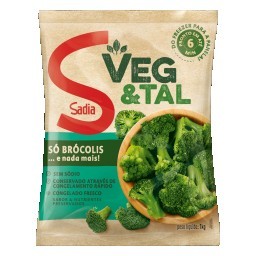 Brócolis Congelado Sadia Veg & Tal Pacote 1kg