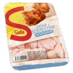 Coxa e Sobrecoxa de Frango Desossados SADIA Congelado 1kg