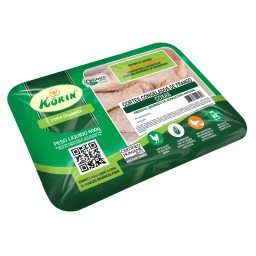 Coxa de Frango Orgânica Congelada KORIN Bandeja 600g