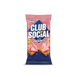 Biscoito Club Social regular presunto multipack 141g