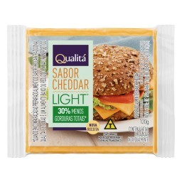 Queijo Fundido Cheddar Light Qualitá 120g