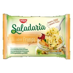 Macarrão Instantâneo Frango Grelhado Nissin Saladaria Pacote 75g