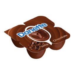 DANETTE Sabor Chocolate Bandeja 360g 4 Unidades