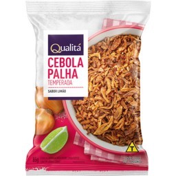 Cebola Palha Temperada QUALITÁ Sabor Limão 85g