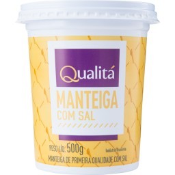 Manteiga com Sal QUALITÁ Pote 500g