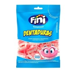 Bala de Gelatina Dentaduras FINI Pacote 90g