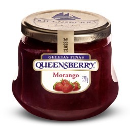 Geléias Finas QUEENSBERRY Sabor Morango Pote 320g