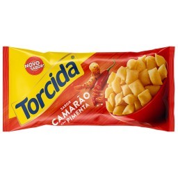 Salgadinho de Trigo Camarão com Pimenta Torcida Pacote 45g