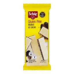 Biscoito Wafer SCHÄR sem Glúten  sem Lactose com Recheio de Creme de Cacau Pacote 125g