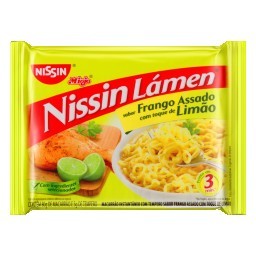 Macarrão Instantâneo de Frango Assado Nissin Miojo Lámen Pacote 85g