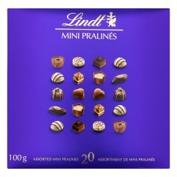 Mini Bombom Pralinés Sortido Lindt Caixa 100g 20 Unidades