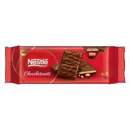 Biscoito Cobertura Chocolate ao Leite Nestlé Chocobiscuits Pacote 80g