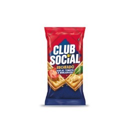 Biscoito Club Social Recheado Queijo, Tomate e Manjericão multipack 106g