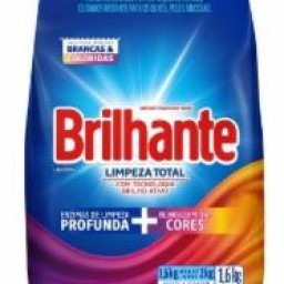 LAVA ROUPAS SN BRILHANTE SACHE 1,6KG LIMPEZA TOTAL