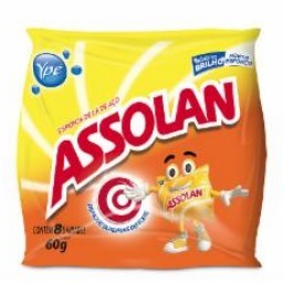 ESPONJA LA DE ACO ASSOLAN 60G C/8