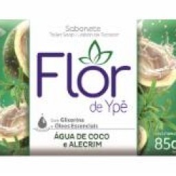 SAB FLOR DE YPE 85G AGUA DE COCO E ALECRIM