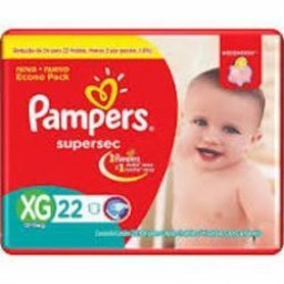 FRALDA PAMPERS SUPERSEC XG C/22