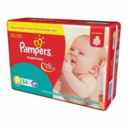 FRALDA PAMPERS SUPERSEC P C/34