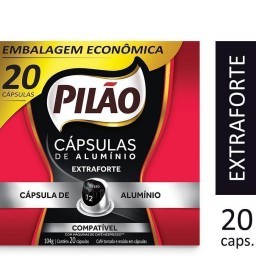 Cápsulas Café Pilão Extra Forte 12 20un