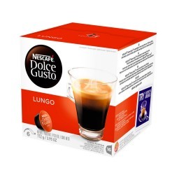 Café em Cápsula NESCAFÉ DOLCE GUSTO Lungo 16 Cápsulas