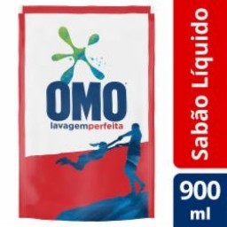 LAVA ROUPAS OMO REFIL 900ML LAVAGEM PERFEITA