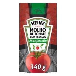 Molho de Tomate com Manjericão Heinz Sachê 340g