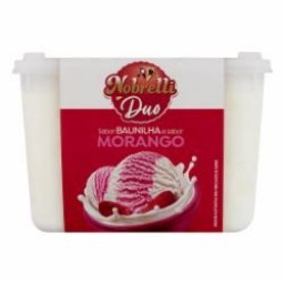 SORVETE NOBRELLI DUO 1,8L BAUNILHA E MORANGO