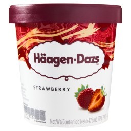 Sorvete Morango Häagen-Dazs Pote 473ml