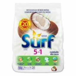 LAVA ROUPAS SN SURF 5EM1 SACHE 1,6KG CUIDADO DE...