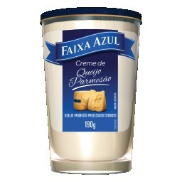 Creme de Queijo Parmesão Faixa Azul Copo 190g