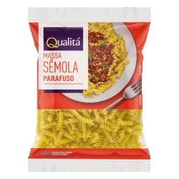 Macarrão de Sêmola Parafuso Qualitá Pacote 500g