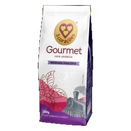 Café Torrado e Moído Gourmet Mogiana Paulista 3 Corações Pacote 250g