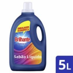 LAVA ROUPAS BRILHANTE 5000ML LIMPEZA TOTAL