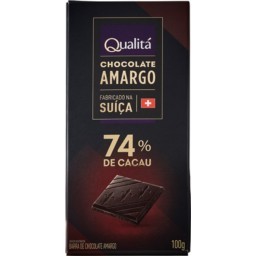 Chocolate Suiço Amargo QUALITÁ 100g