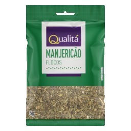 Manjericão em Flocos Qualitá Pacote 5g