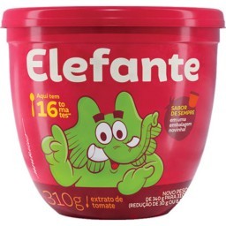 Extrato de Tomate Elefante Pote 310g