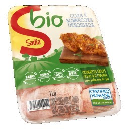 Coxa e Sobrecoxa Congelada Desossada Bio SADIA 1kg 